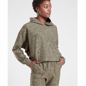 ATHLETA Printed Farallon Hooded Sweatshirt
